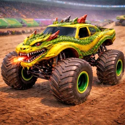 أيقونة Monster Truck Stunt Drive 3D